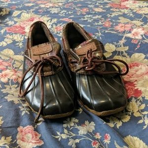 Sperry , low cut duck boots